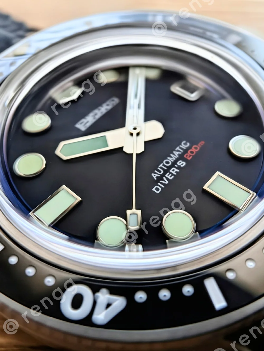 Seiko black automatic